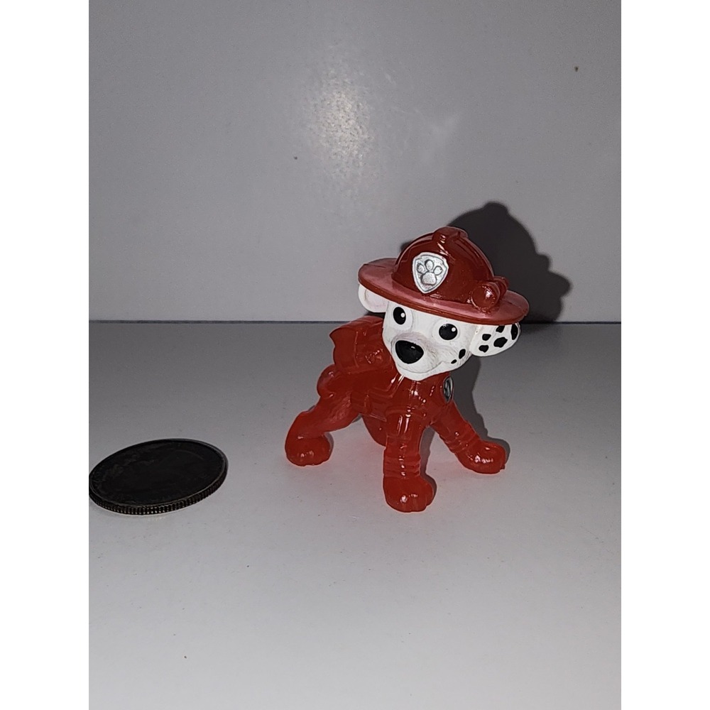 Paw Patrol Marshall‎ Fire Dog Neon Translucent Replacement Toy